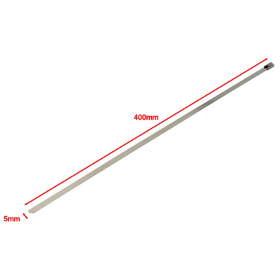 Stahovací páska nerezová 400x5mm