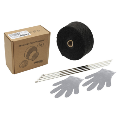 Tepelná páska, omotávka výfuku černá 5m