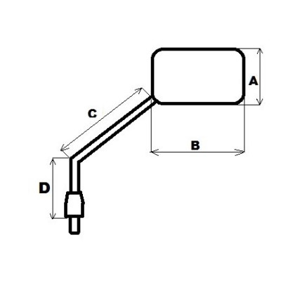 zrcátko Honda CB1000R pravé  EH945D